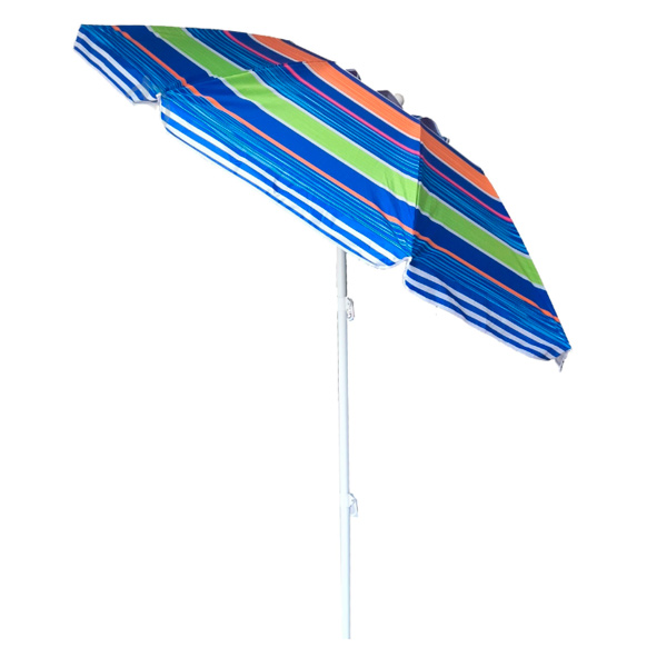 Пляжный зонтик Indigo с защитным покрытием D2 м синяя полоска