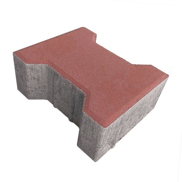 Тротуарна плитка Brukland Тавр червоний Н= 80 мм