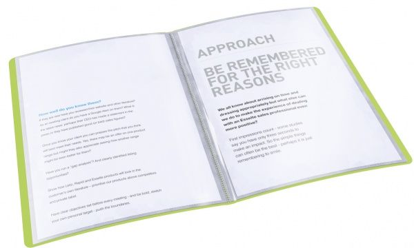 Папка з файлами А4 20 файлів зелена 623994 Esselte