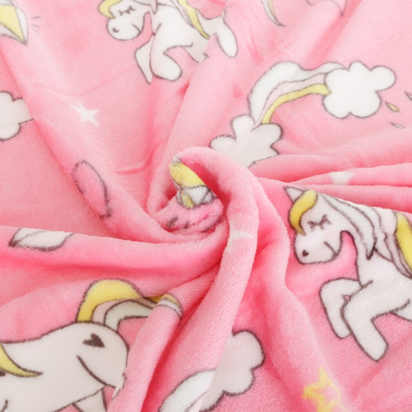Плед Lotus Единороги 100x120 см розовый 21kf-05 