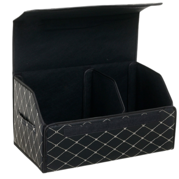 Сумка-органайзер в багажник розмір L Auto Assistance AA-533BG чорно-білий