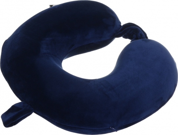 Подушка дорожня Auto Assistance ортопедична з ефектом пам'яті Proline темно синя AP-DB01 