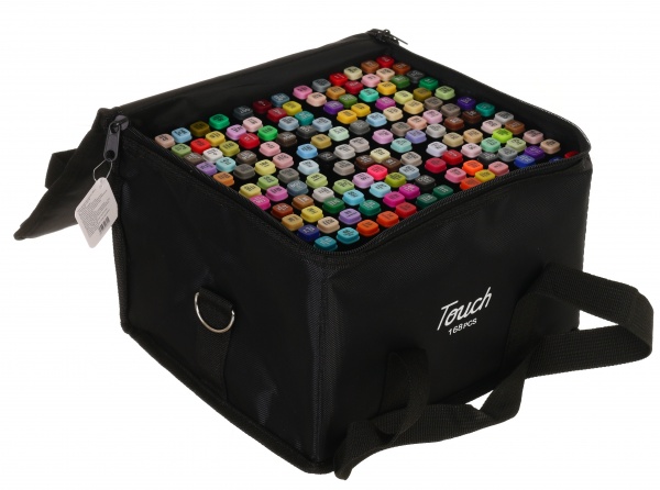 Набор двусторонних маркеров Touch 168 шт. разноцветный 