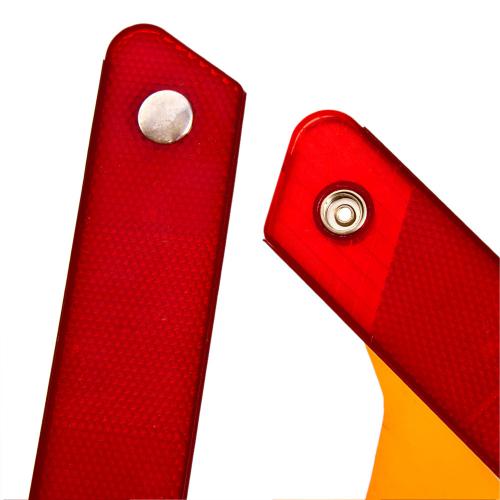 Знак аварійної зупинки ЗА007 та жилет безпеки ЖБ003