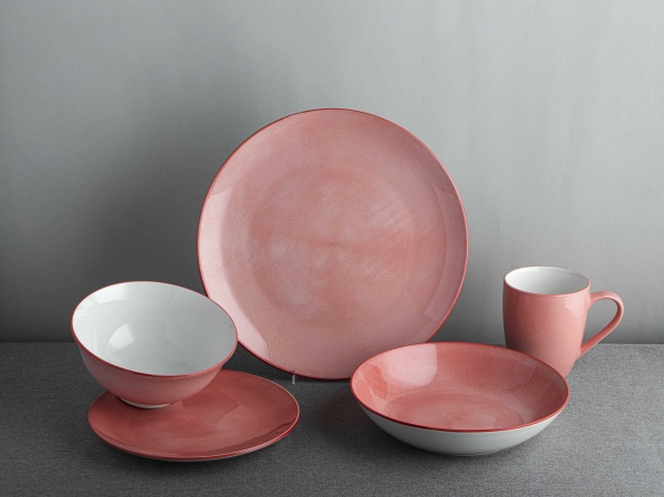 Тарілка десертна Тропічний персик 190 мм Vittora