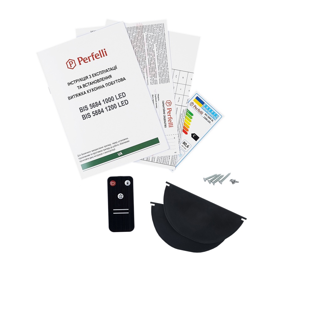 Вытяжка Perfelli BIS 5684 BL 1000 LED полновстраиваемая