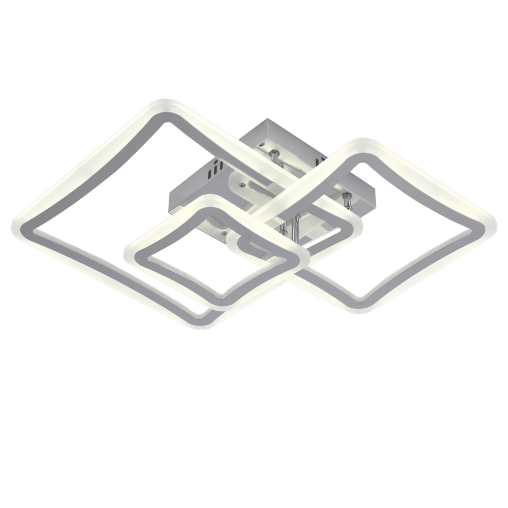 Люстра світлодіодна Victoria Lighting з пультом 73 Вт хром Grano/PL3 chrome