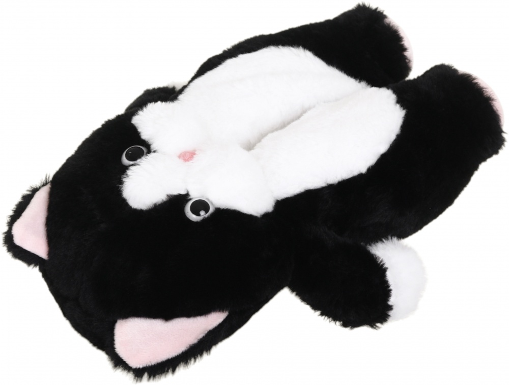 Обувь домашняя La Nuit Котик р.36/37 черный с белым