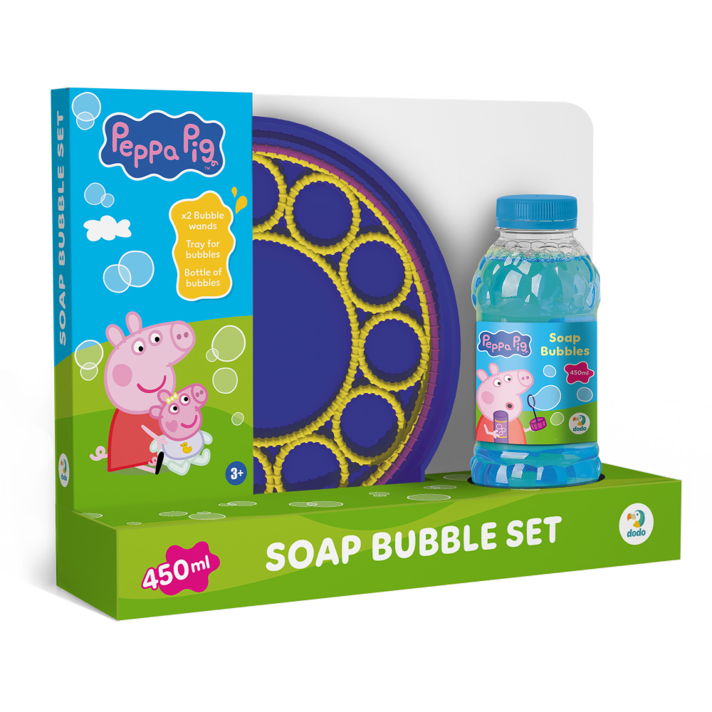 Набор для пускания мыльных пузырей DoDo Peppa Pig 450 мл 200741