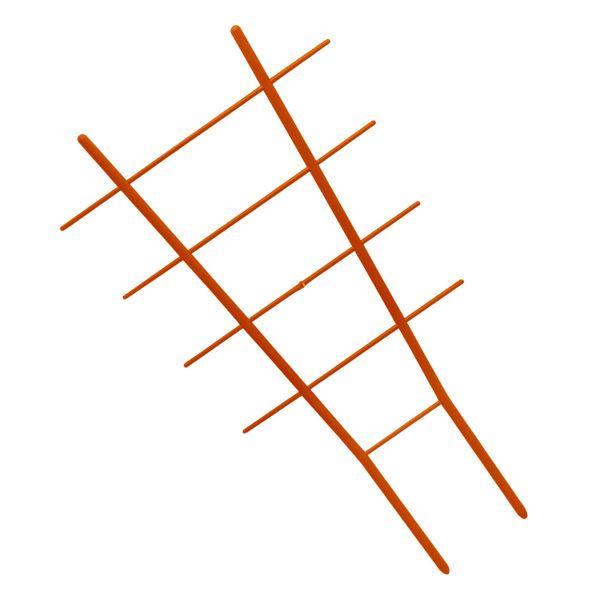 Опора-лесенка пластиковая Алеана L57 терракот