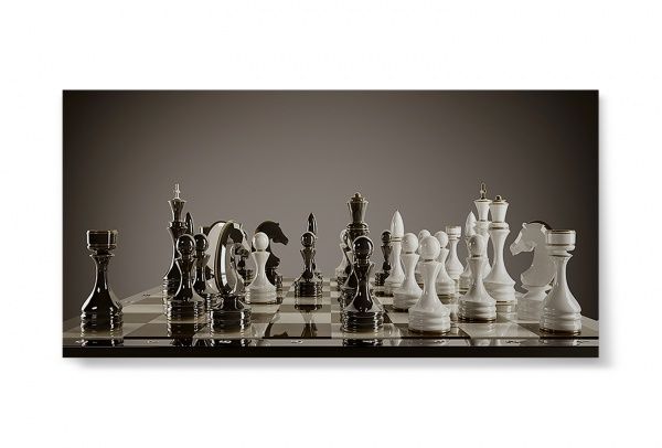 Репродукция Натюрморт Шахматы 00047 96x48 см 