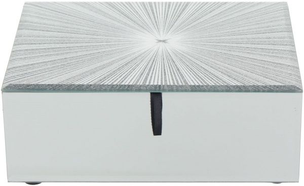 Сундучок Луч 20x6,5x15 см серебристый