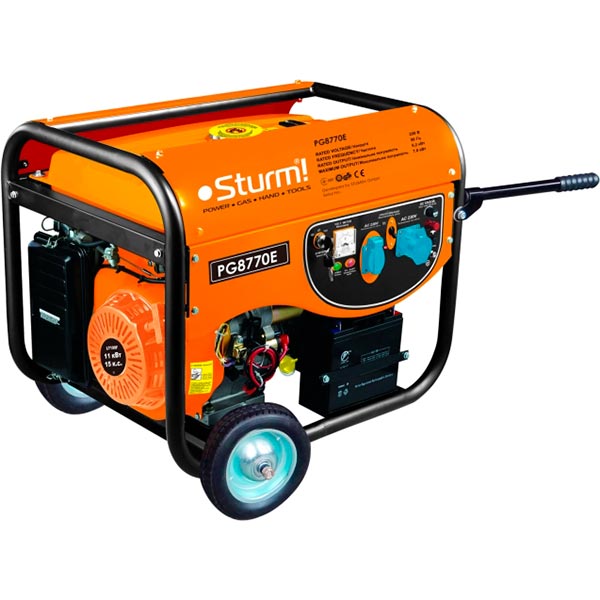 Мини-электростанция бензиновый Sturm PG8770E PG8770E — фото 1