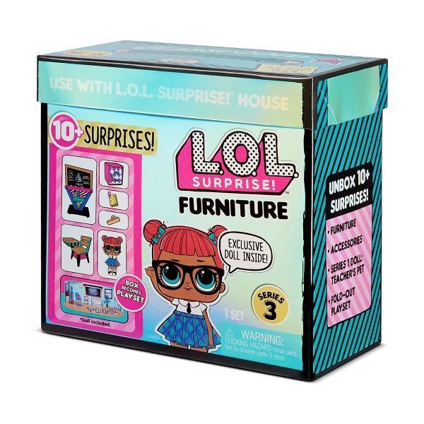 Набор с куклой L.O.L. Surprise! серии Furniture S2 Клас умницы