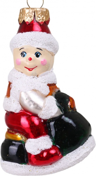 Декорация новогодняя Формовая игрушка в ассортименте 7 см 