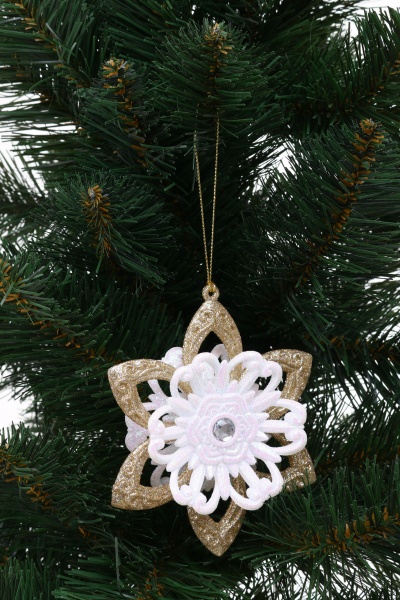 Подвеска пластиковая Global Treasure Цветок звездный 12 см в ассортименте P2110002-MZGCHD/2