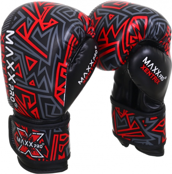 Рукавички для карате MaxxPro AVG-250 р. 6 червоний