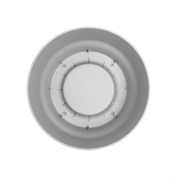 Вазон пластиковый Elho Greenville round 18 см круглый 2,1 л гранит серый (493431) 