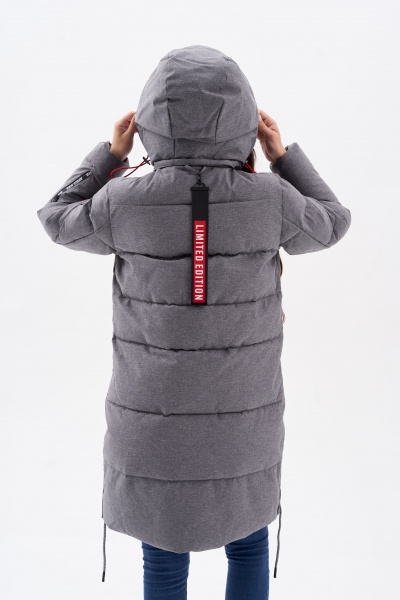 Куртка жіноча Avecs AV-70461/2 р.50 сірий