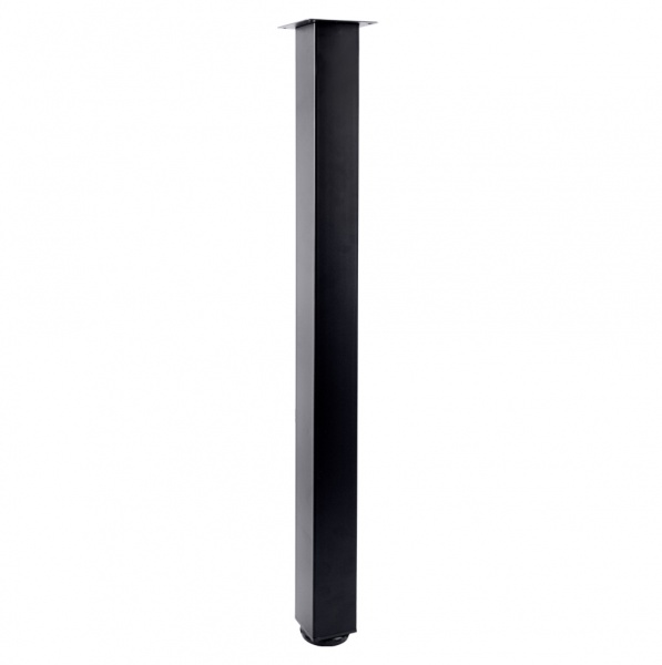 Меблева ніжка Comit квадратна 50х50х710 мм чорна 