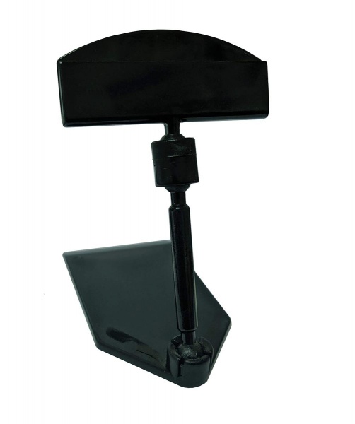 Цінникотримач на прямокутній підставці 50 мм чорний 5 шт. 