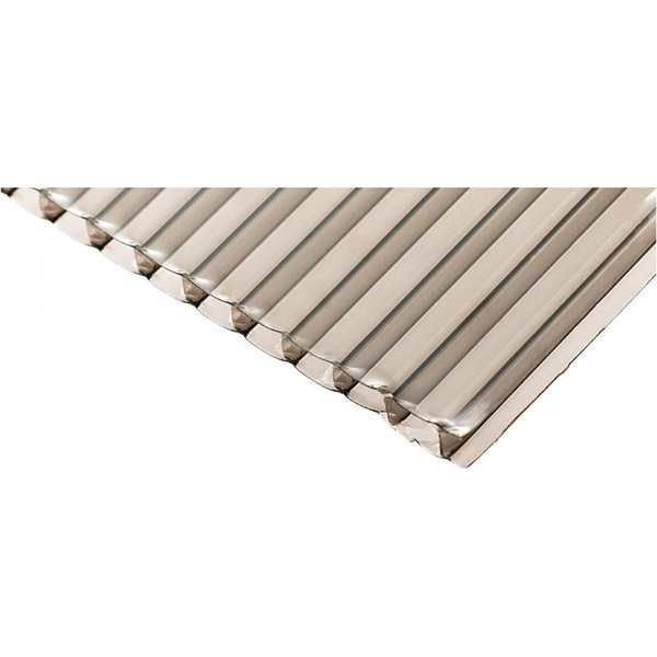 Полікарбонат стільниковий 4 мм 1050x2000 мм бронзовий 