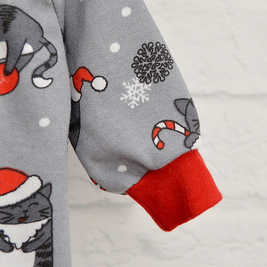 Ромпер-реглан унісекс Blanka Киця р.62-68 сірий 110892