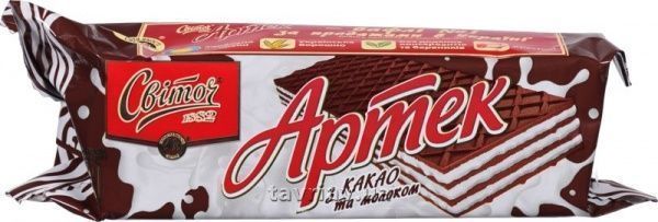 Вафли Nestle Свиточ Артек Какао та Молоко 80 г 
