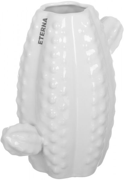 Ваза керамическая белая Кактус WW 2702 20,5 см Eterna