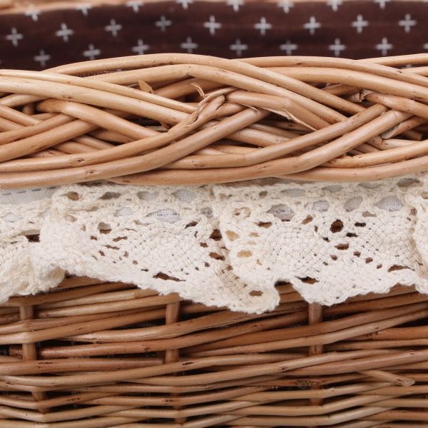 Кошик плетений з текстилем Tony Bridge Basket QN68937-2 