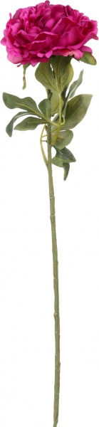 Квітка штучна Півонія лоянг 1 головка 80 см рожева