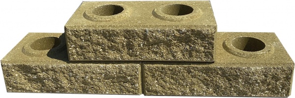 Цегла гіперпресована LEGO-FASAD колота жовта