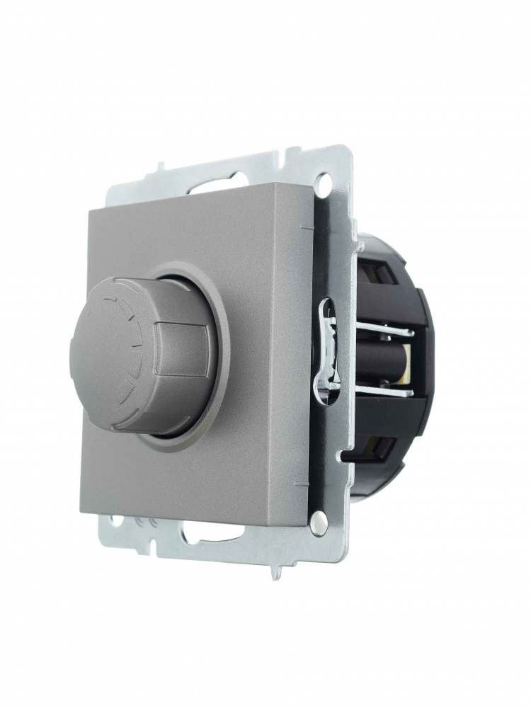 Світлорегулятор поворотний Lezard Vesna 800 Вт сірий 742-3588-115