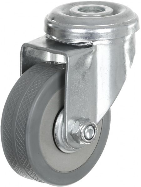 Ролик мебельный резиновый М10