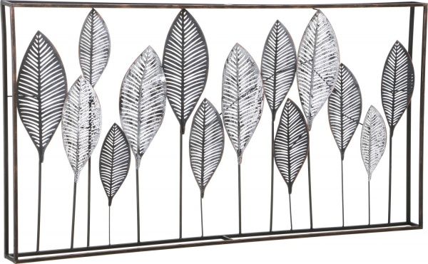 Декор настенный Листья 69x135 см 