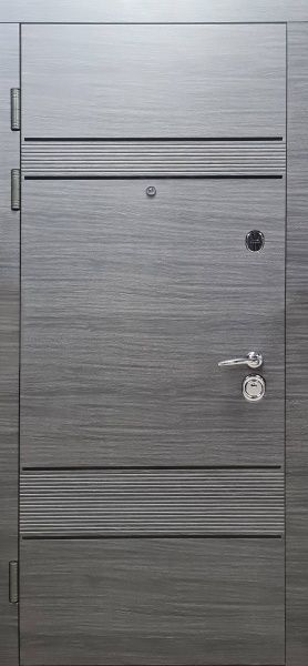 Двері вхідні Булат Статус 518 венге сірий 2050x950мм ліві