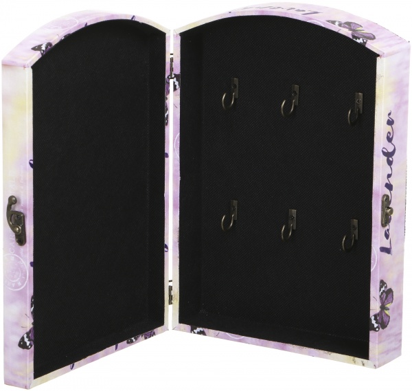 Ключница Лаванда корзине, на шесть крючков