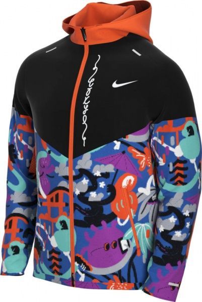 Ветровка Nike M NK WINDRUNNER JKT TKO CT2852-010 L черный
