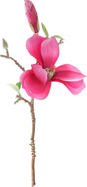 Растение искусственное мини Магнолия сиреневый