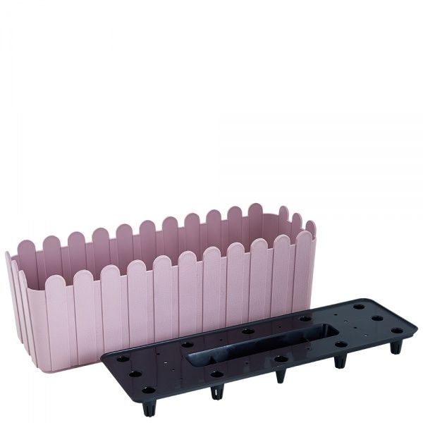 Ящик балконний Алеана Парканчик прямокутний фрезія (115049) 