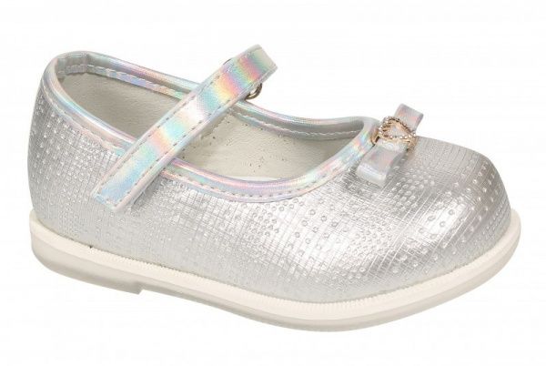 Туфли для девочки ТОМ.М р.23 серебряный 7199С 
