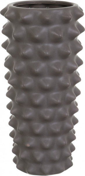 Ваза керамическая коричневый Сандвик 13,5х27 см