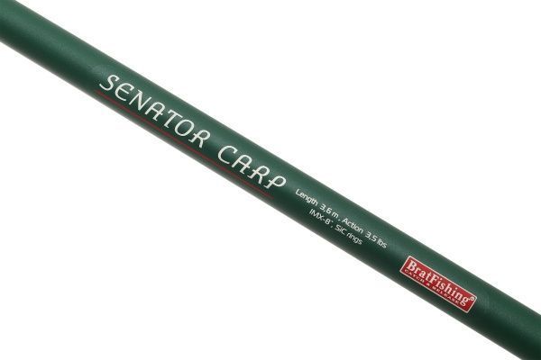 Коропове вудлище BratFishing Senator Carp IMX 8 BF 360 см НС0003876