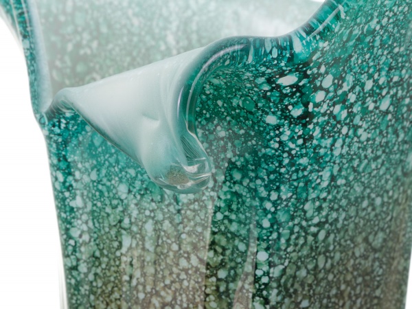 Ваза Antonio Tammaro Gocce 37 см бирюзовая 