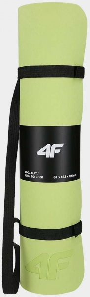 Килимок для фітнесу 4F 183x61x0,6 см зелений