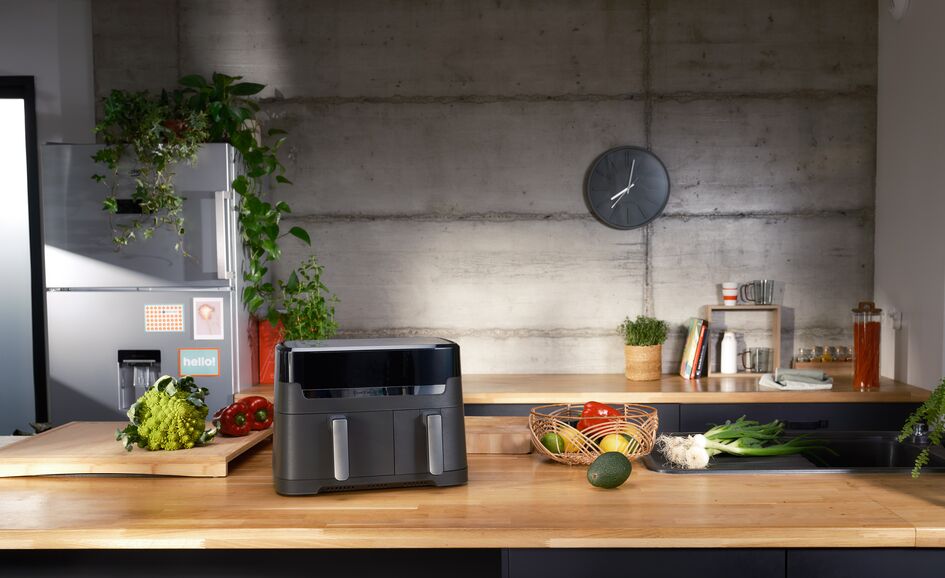 Мультипечь Tefal Dual Easy Fry & Grill Air Fryer EY905B10