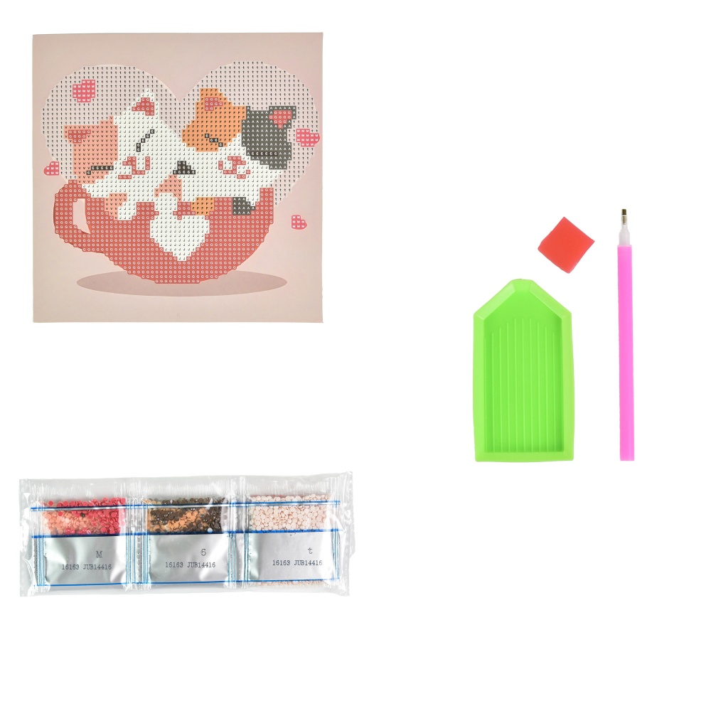 Алмазная мозаика 18х18 см в ассортименте Strateg