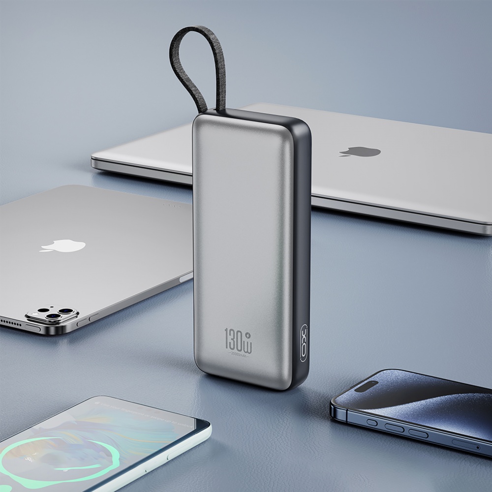 Повербанк Xo PR268 20000 mAh grey (PR268.grey)