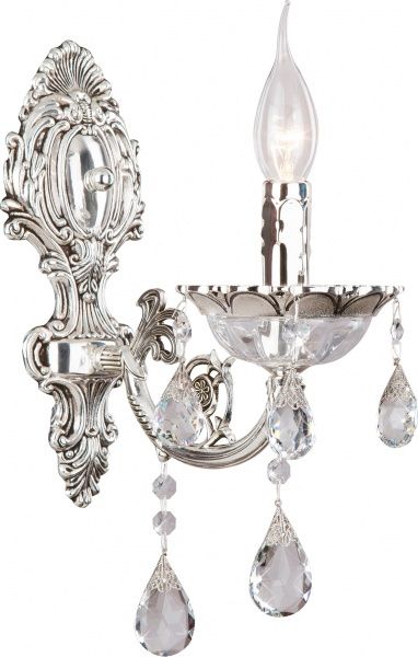 Бра Strotskis Carolina 1x60 Вт E14 сріблястий 230/1 