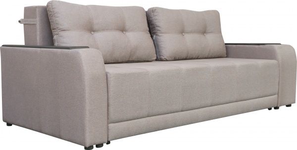 Диван прямий Кедр Плейн права ніша бежевий 2400x1030 мм